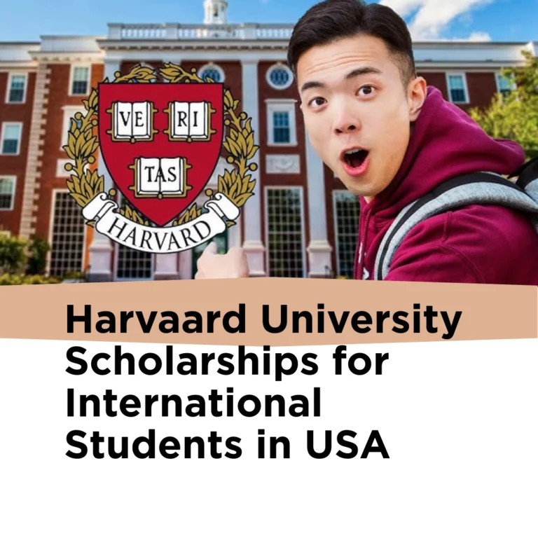 Harvard University Scholarships for International Students in USA